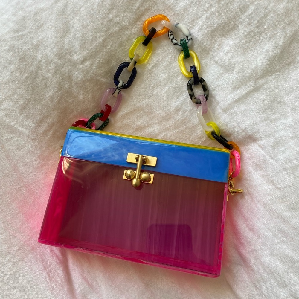 Edie Parker Rainbow Miss Mini Bag